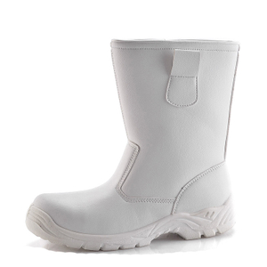 Witte High Rigger Werklaarzen H-9001 Wit